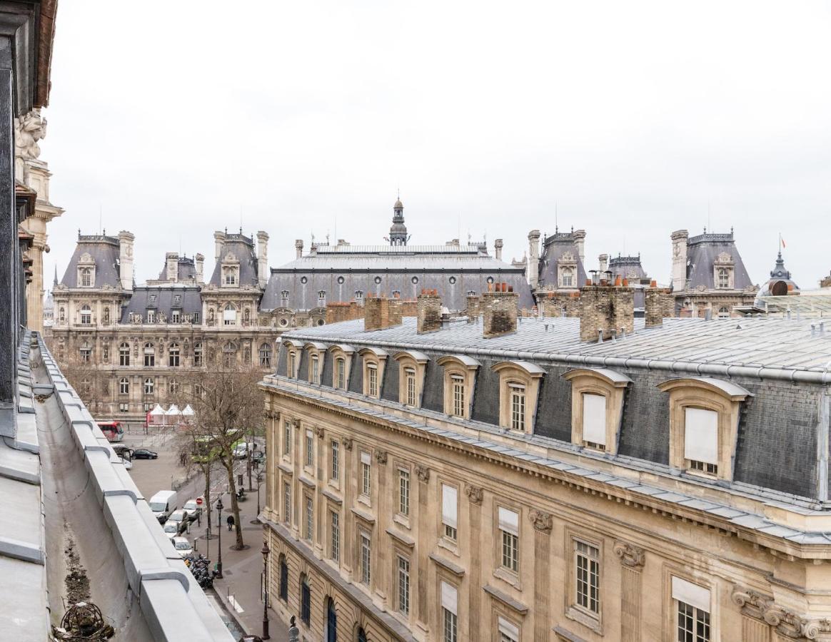 Hotel De Ville - Marais City Apartment Paris Bagian luar foto