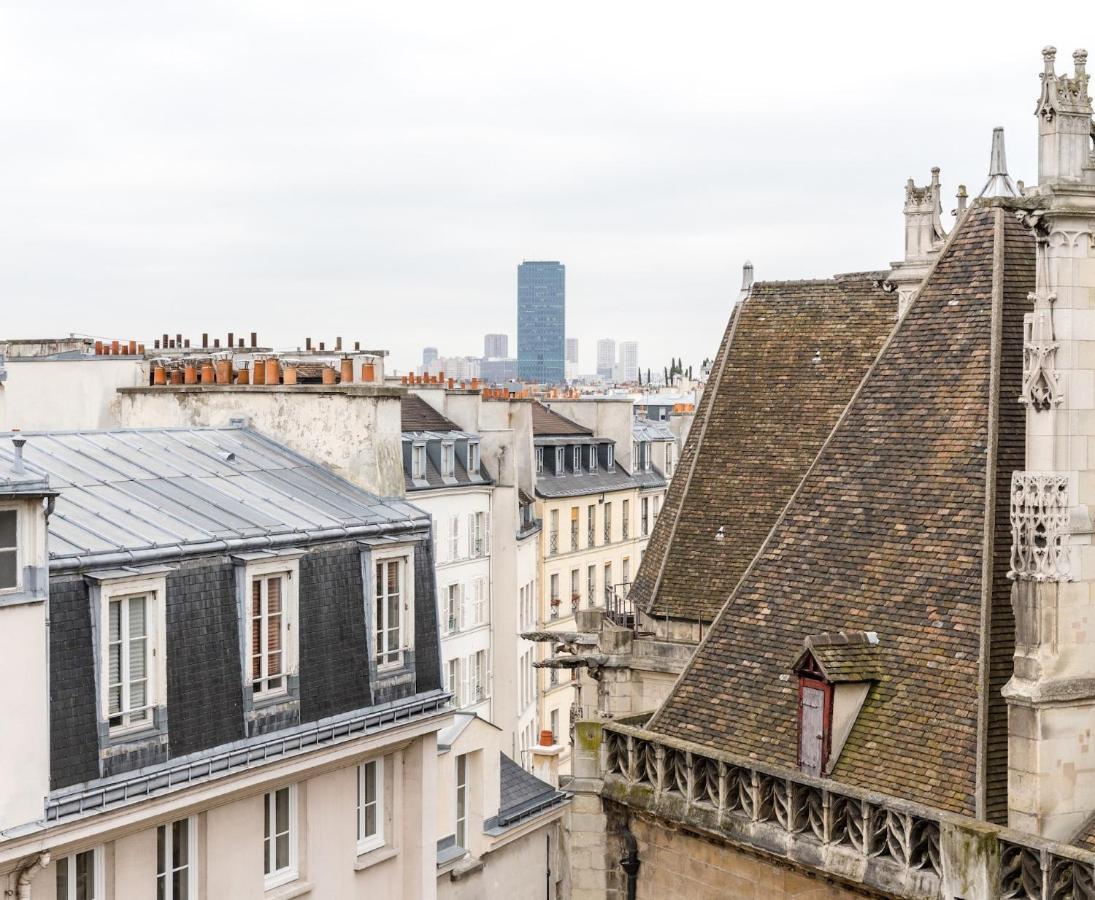 Hotel De Ville - Marais City Apartment Paris Bagian luar foto